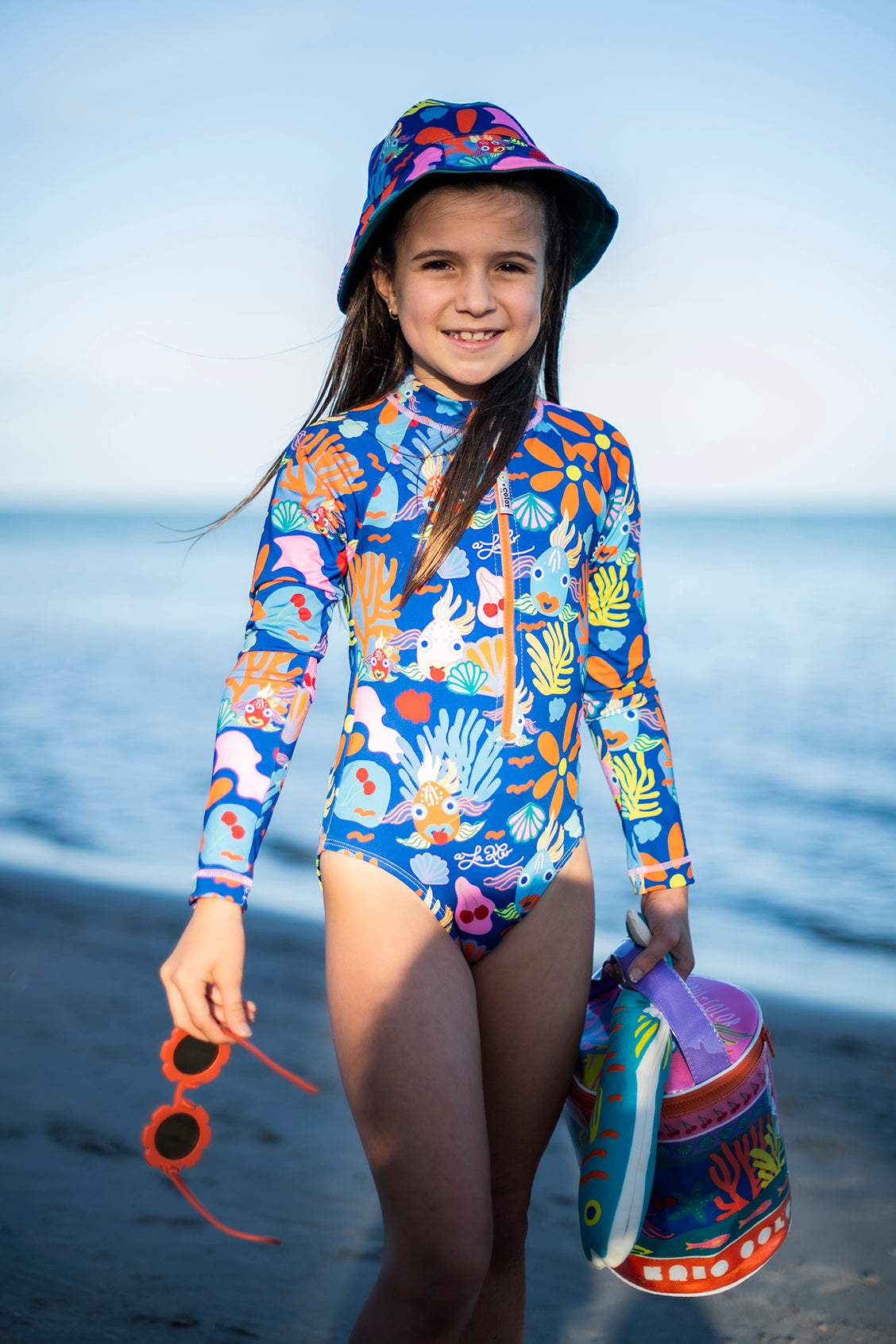 水着・ラッシュガード corally swim Mexican Hoodie Rashguard corally swim Mexican Hoodie Rashguard