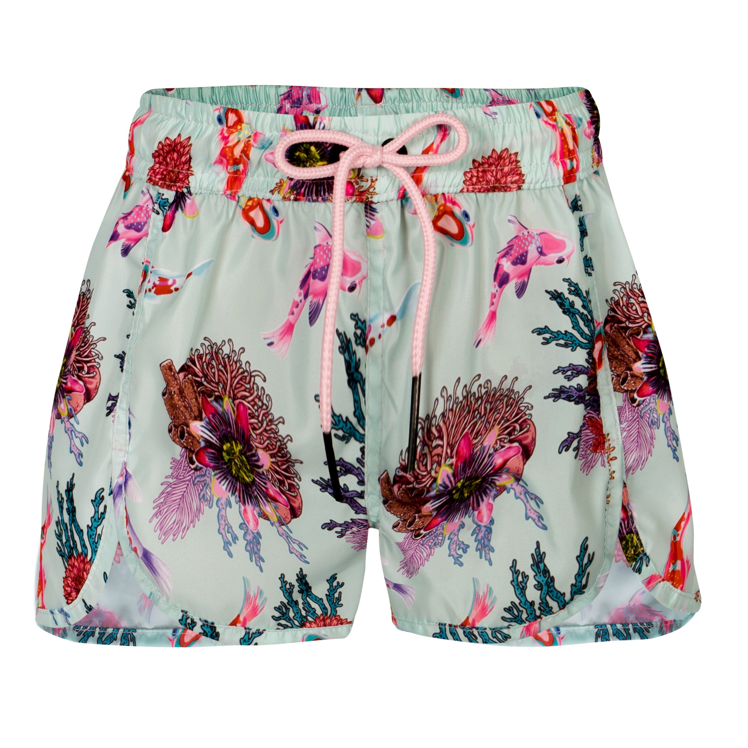 Coral Reef Girls Swim Shorts - UV Swimwear